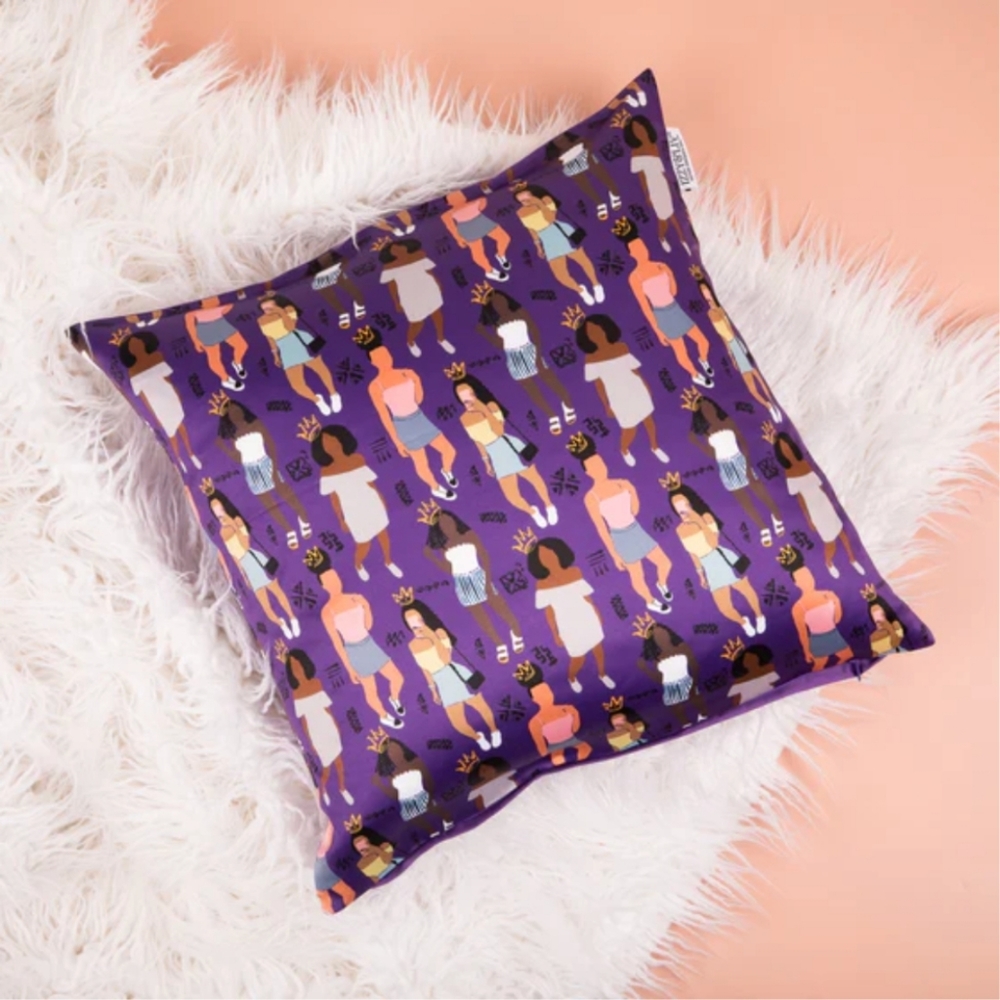 Satin throw pillow case (2)